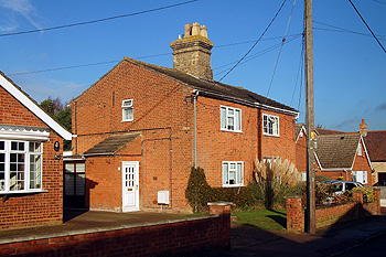 1 and 3 Flitton Road - site of the chapel - November 2011